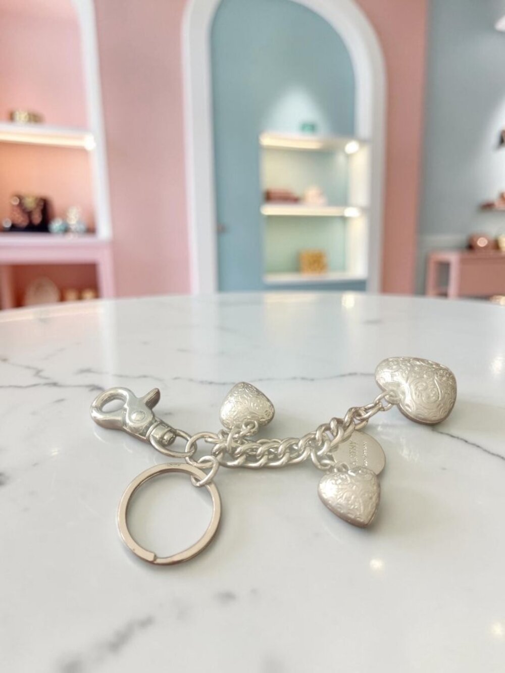 Vintage Kathy Van Zeeland Heart bag charm